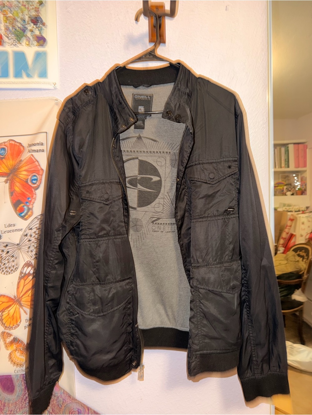 O'Neill Men's Black Lightweight Field Jacket